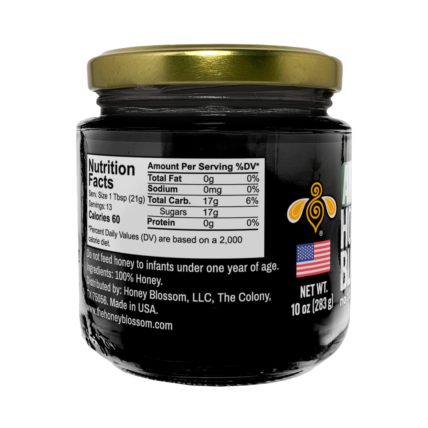 Avocado Honey 10 oz – Raw, Dark Amber, Single-Origin (USA)