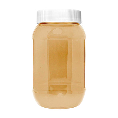 2.2 lb Bottle with creamy white honey