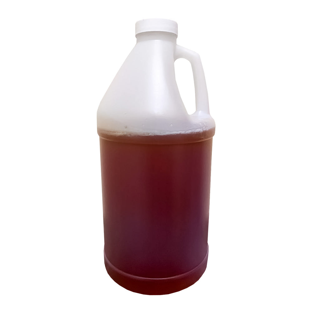 Bottle of 6 lb filled with honey