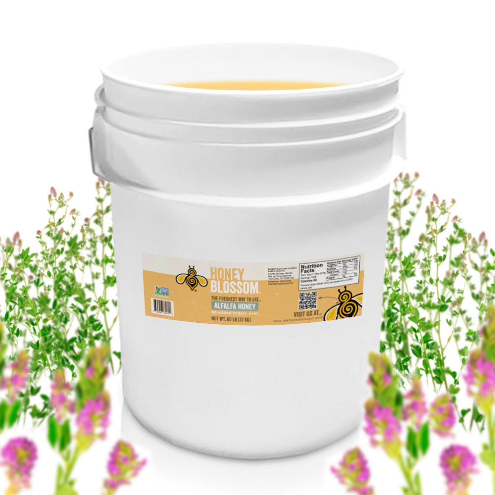 Alfalfa Honey - 60 lbs Bucket