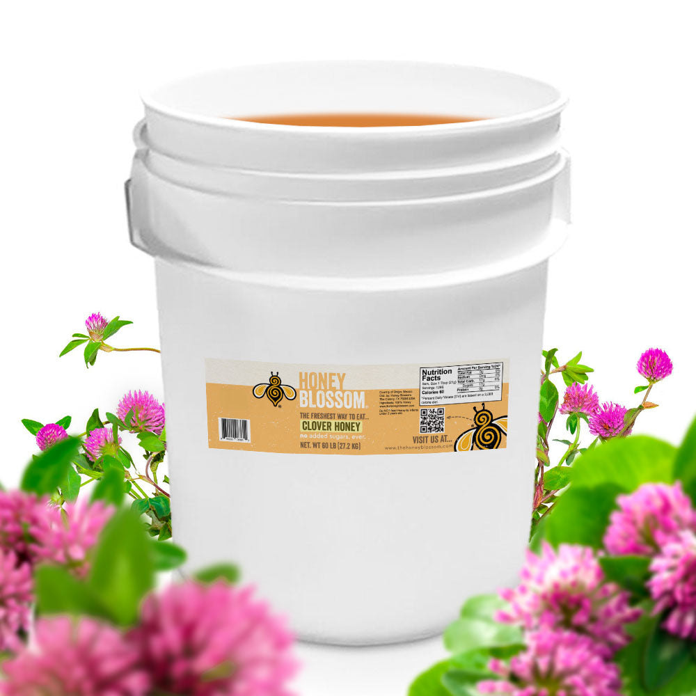 ELA Clover Honey - 60 lbs Bucket