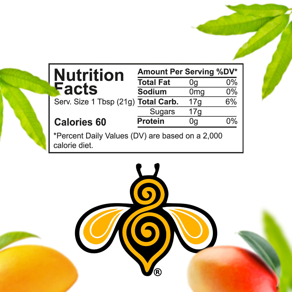 A close-up photo of a nutrition label. The label includes information about the serving size, calories, fat, sodium, carbohydrates, protein, and sugars.