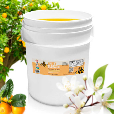 White Orange Blossom Honey - 60 lbs Bucket