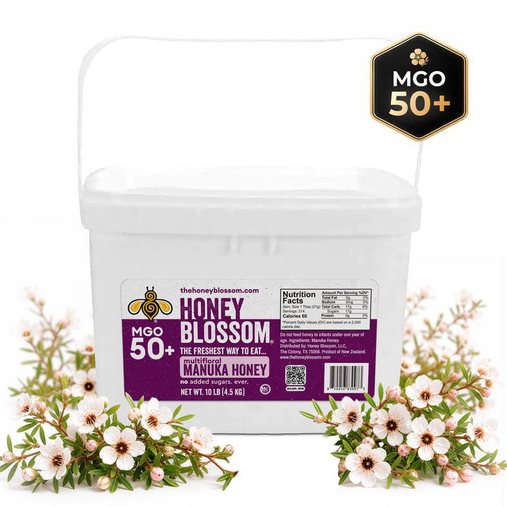 New Zealand MGO 50+ Multifloral Manuka Honey | 4.5 kg Bucket