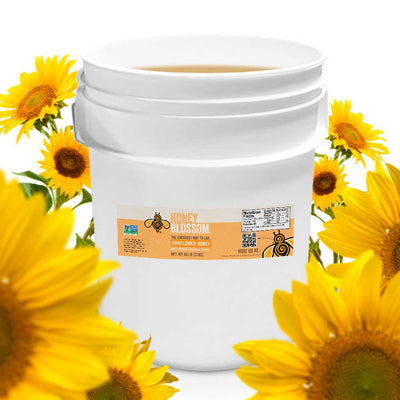 Sunflower Honey - 60 lbs Bucket