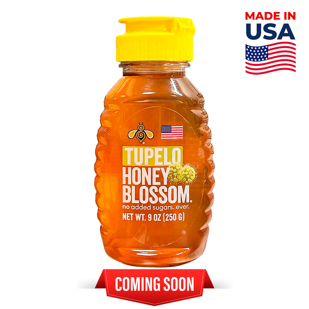 Tupelo Honey 9 oz – White, Raw, Single-Origin (USA)